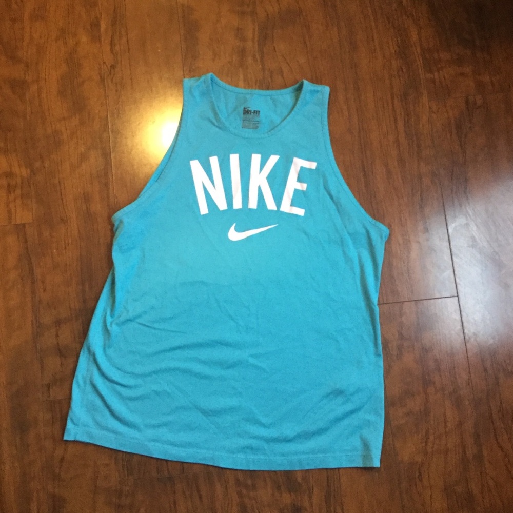 Nike- Turquoise color Drifit Tank. Size M